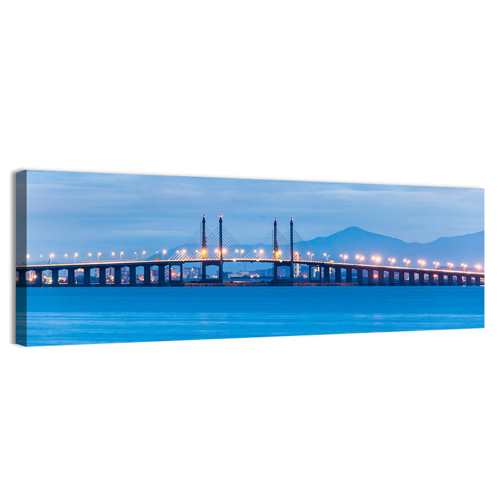 Penang Bridge at Dusk Wall Art