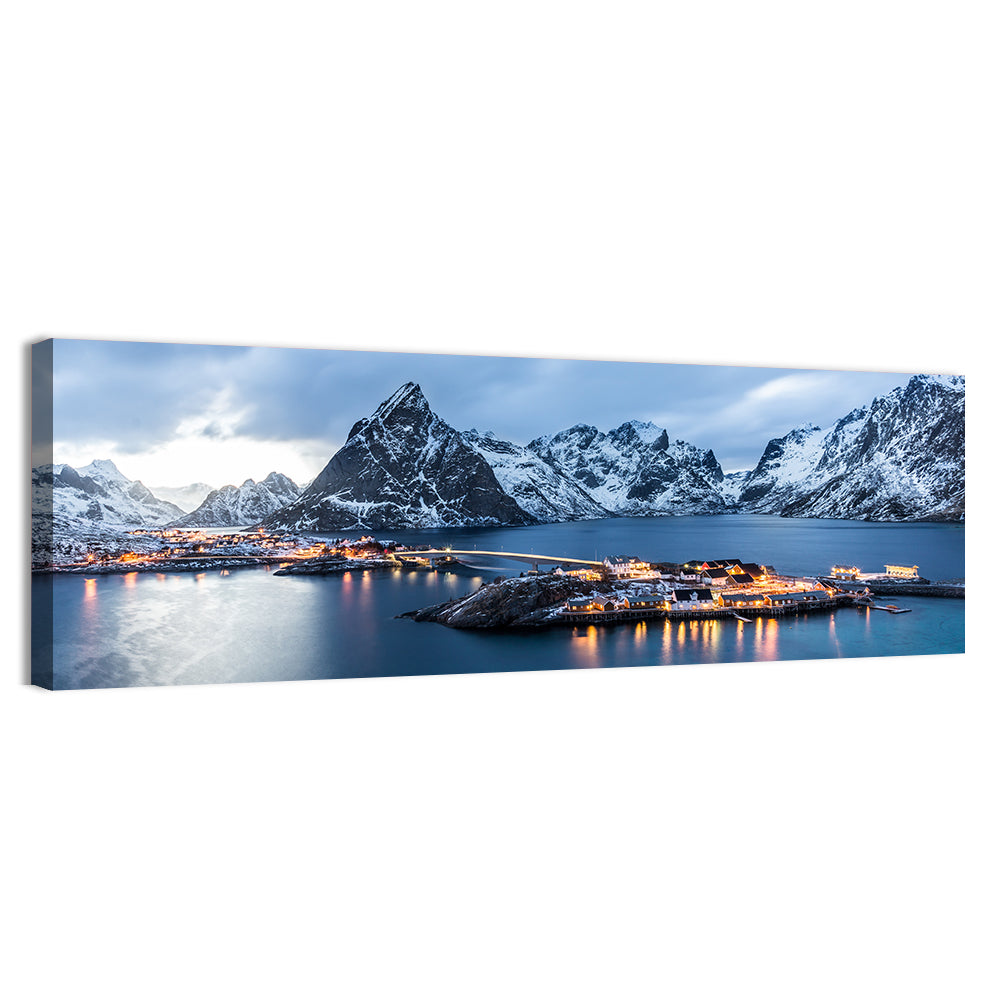 Lofoten Island At Blue Hour Wall Art