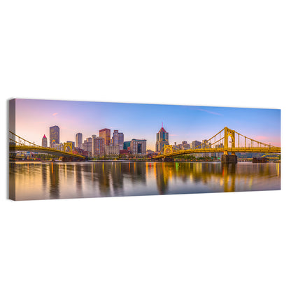 Allegheny River At Dusk Wall Art