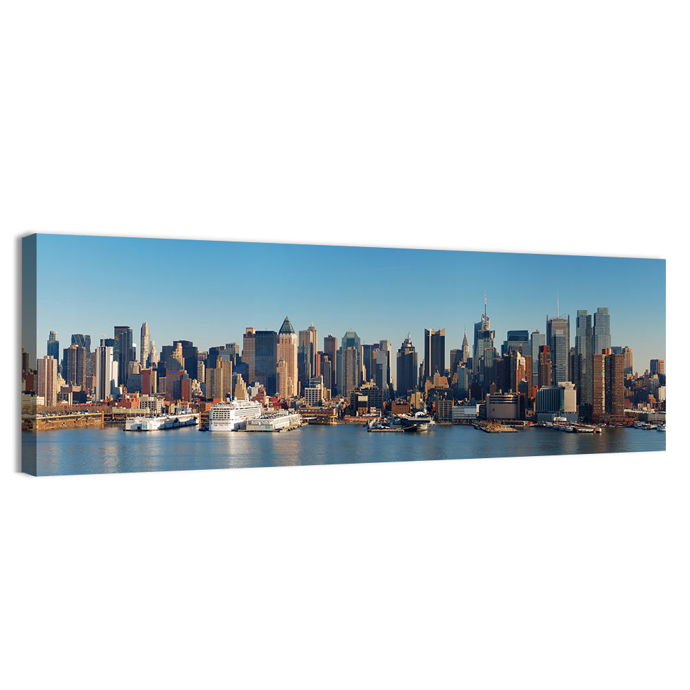 Manhattan Harbor Skyline Wall Art