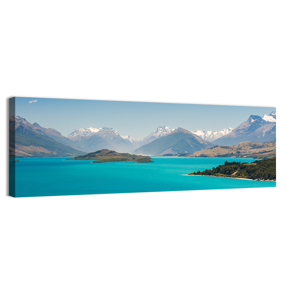 Wakatiup Lake Turquoise Waters New Zealand Wall Art