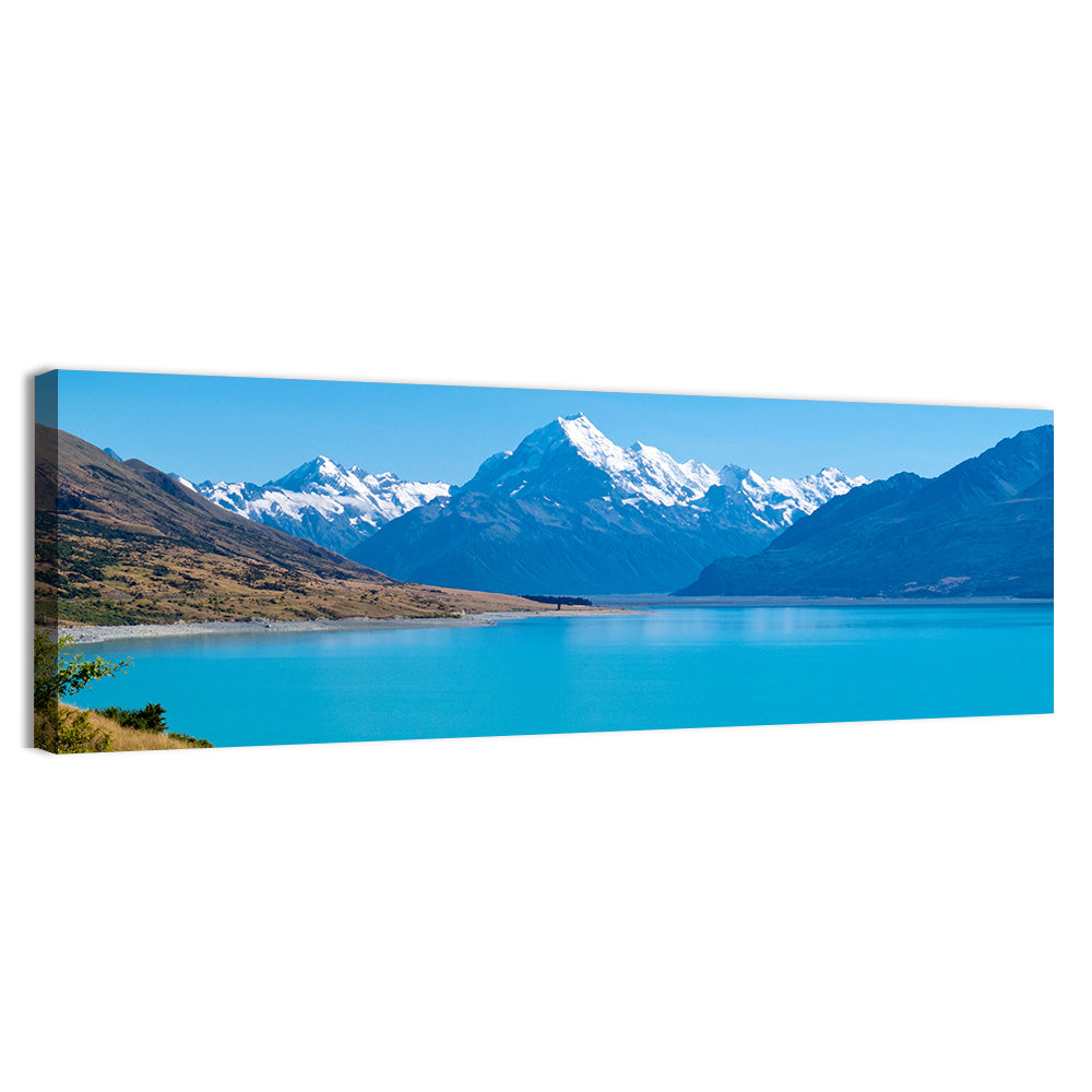 Lake Pukaki with Aoraki Mount Cook Wall Art