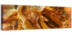 Golden Vortex Abstract Wall Art