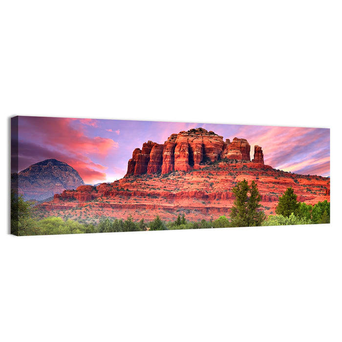 Drive Toward Cathedral Rock, Sedona Wall Art as a canvas print