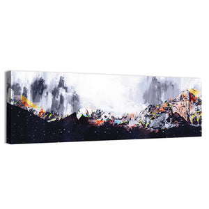 Acrylic Mountains Abstract Wall Art