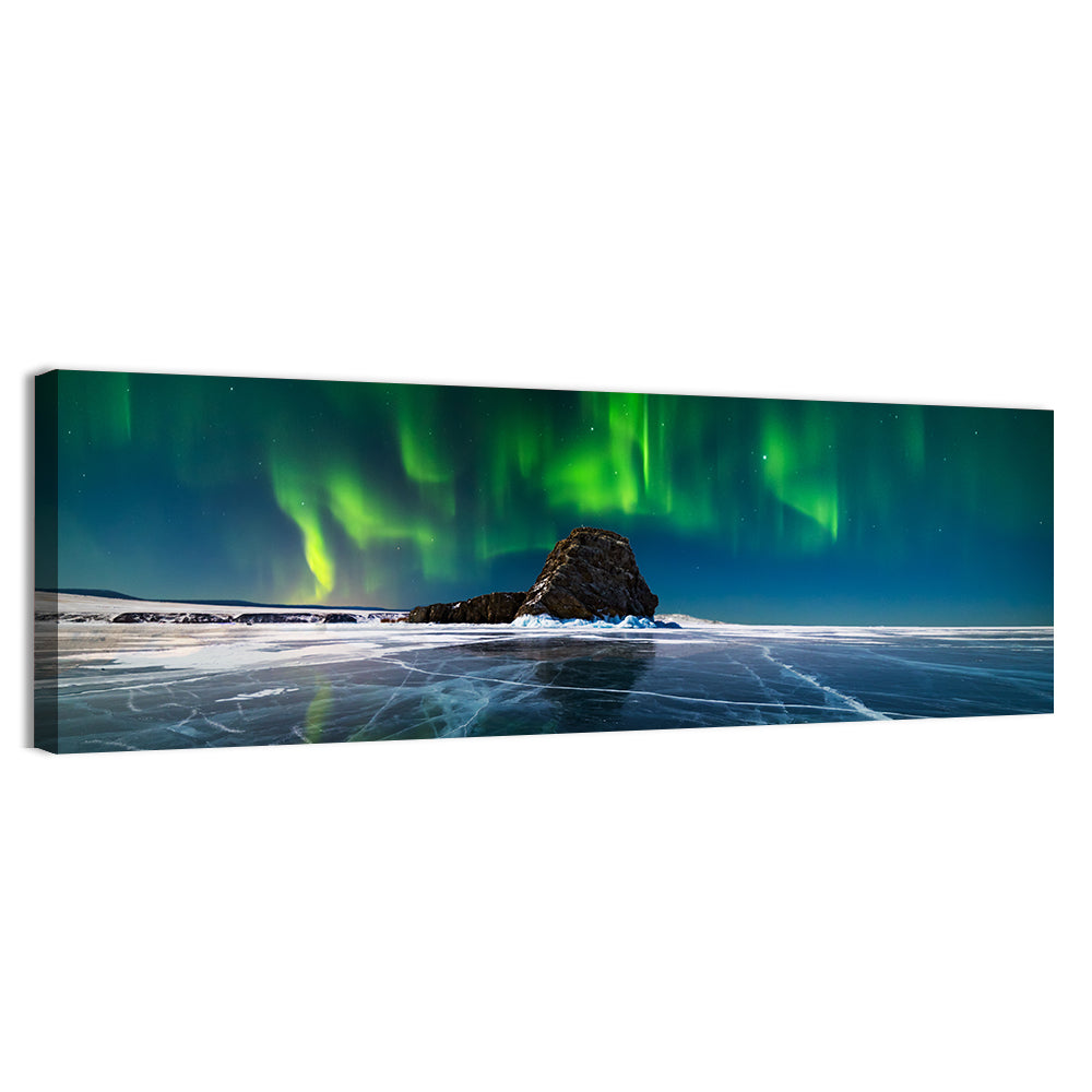 Northern Lights Over Lake Baikal Wall Art