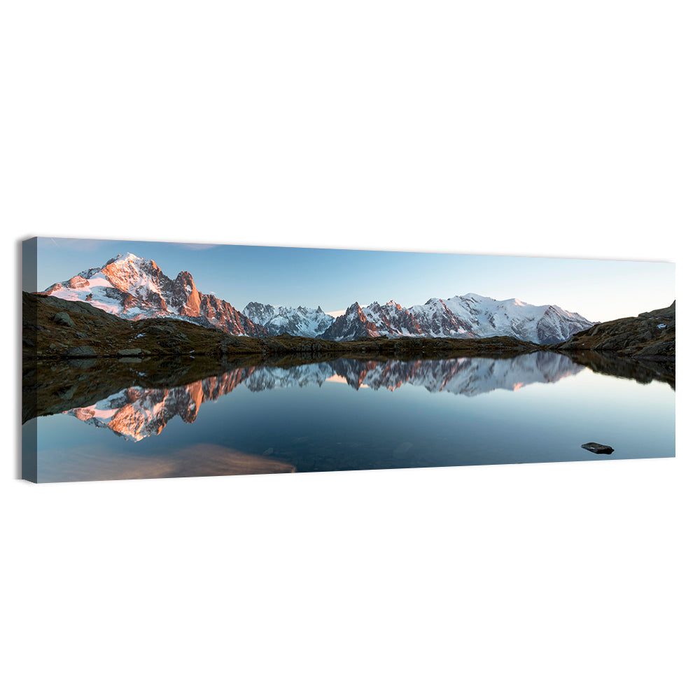 Lac De Chésserys Reflection, Chamonix Wall Art