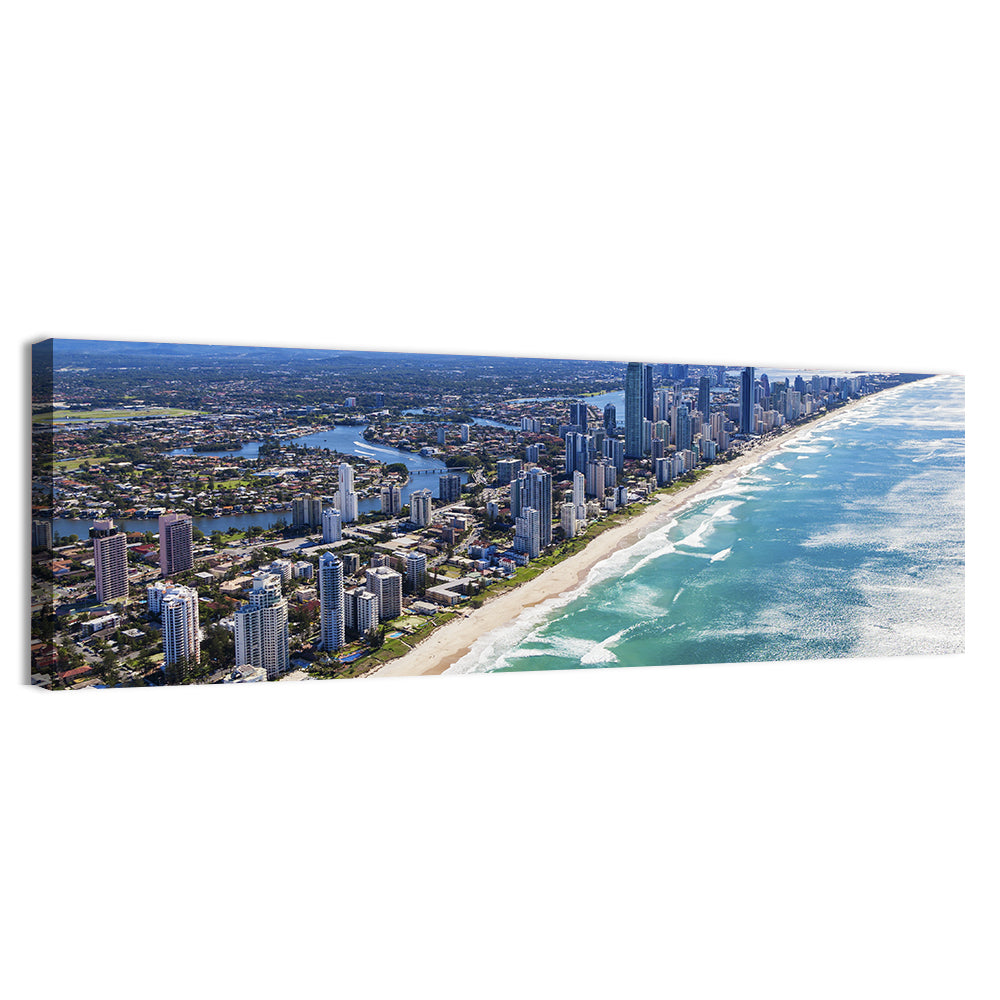 Gold Coast Surfers Paradise Skyline Wall Art
