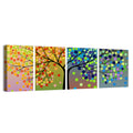 Tree Through Four Seasons Wall Art
