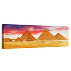 Pyramids of Giza at Twilight Wall Art