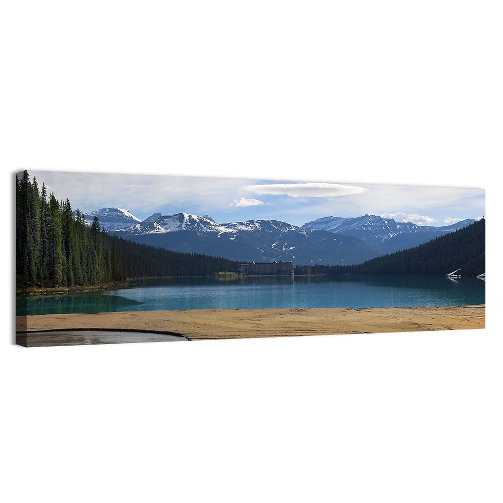 Lake Agnes, Lake Louise Wall Art, canvas print, panoramic