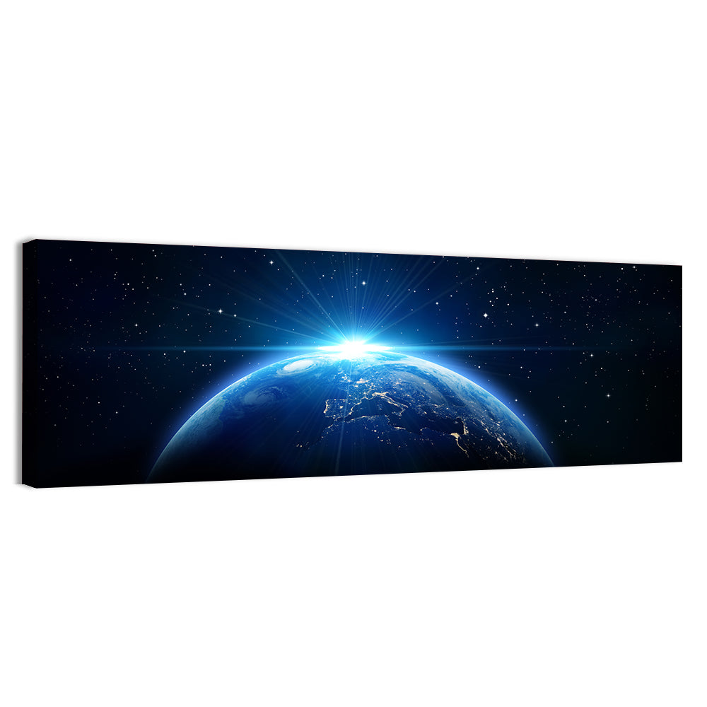 Planet Earth from Orbit Wall Art
