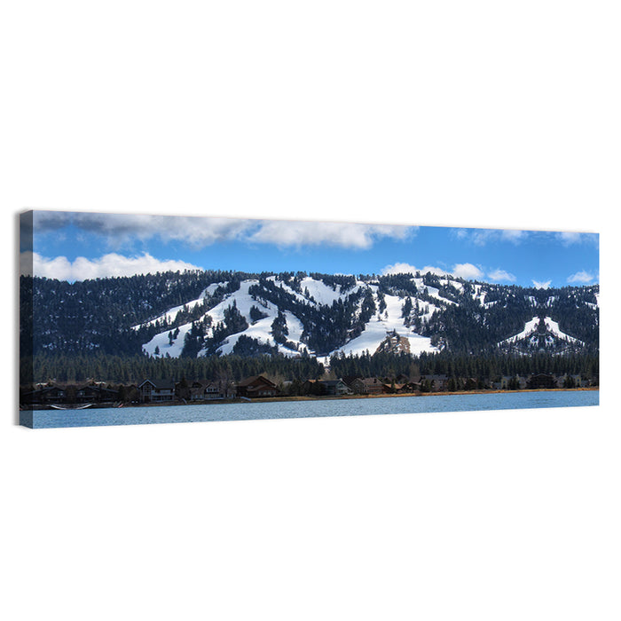Big Bear Lake Landscape Wall Art as a canvas print