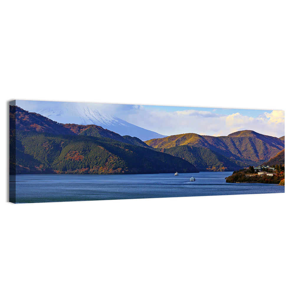 Lake Ashi with Mount Fuji Wall Art