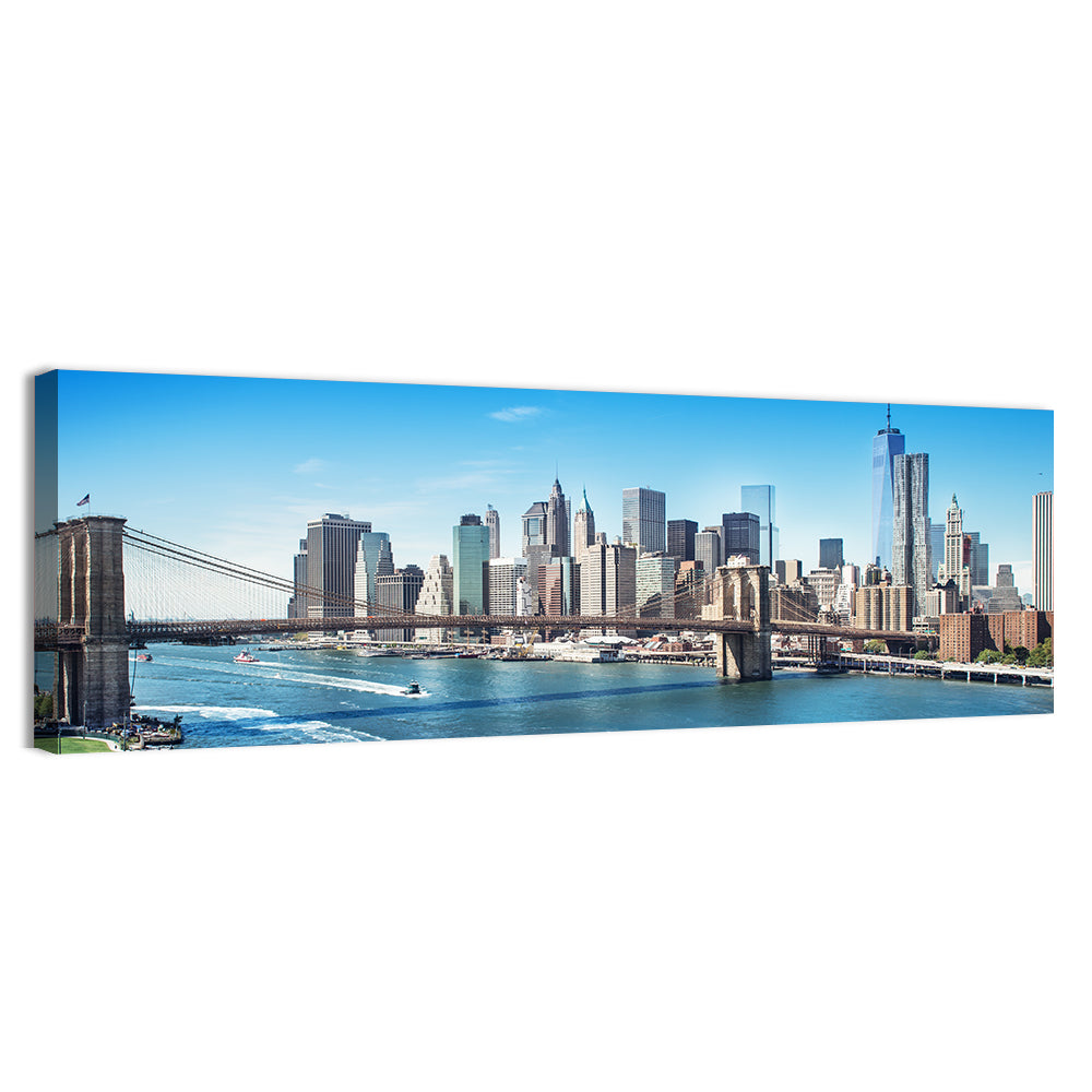Brooklyn Bridge and Manhattan Skyline Wall Art