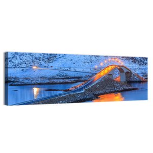 Bridge In Lofoten Islands Wall Art