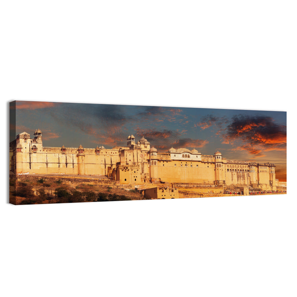 Amer Fort at Golden Dusk Wall Art