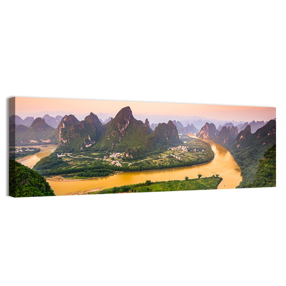 Xingping Karst Mountains Wall Art