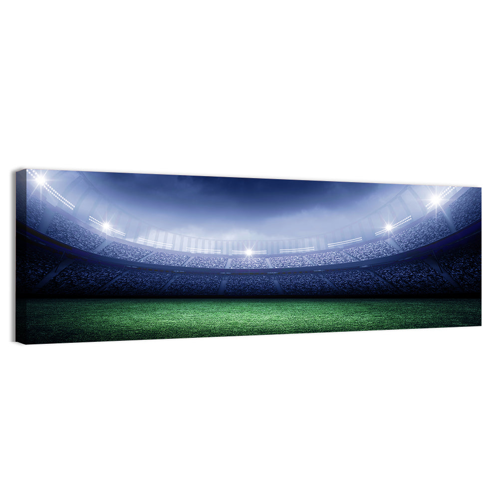 Illuminated Soccer Stadium Wall Art