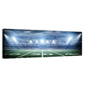 Floodlit Soccer Stadium at Night Wall Art