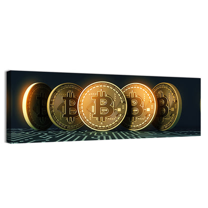 Virtual Bitcoins Wall Art