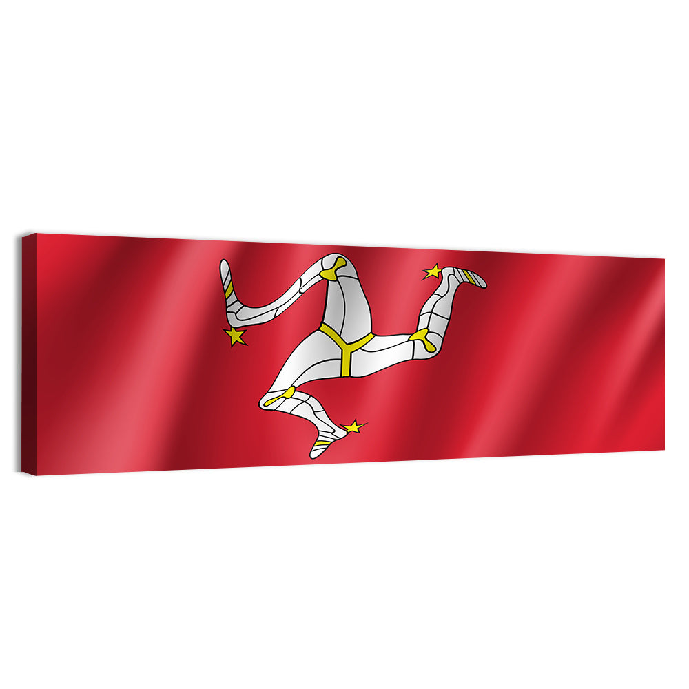 Isle of Man Flag Emblem Wall Art