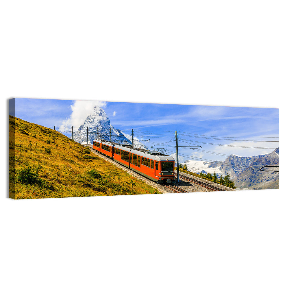 Gornergrat Railway at Zermatt Wall Art