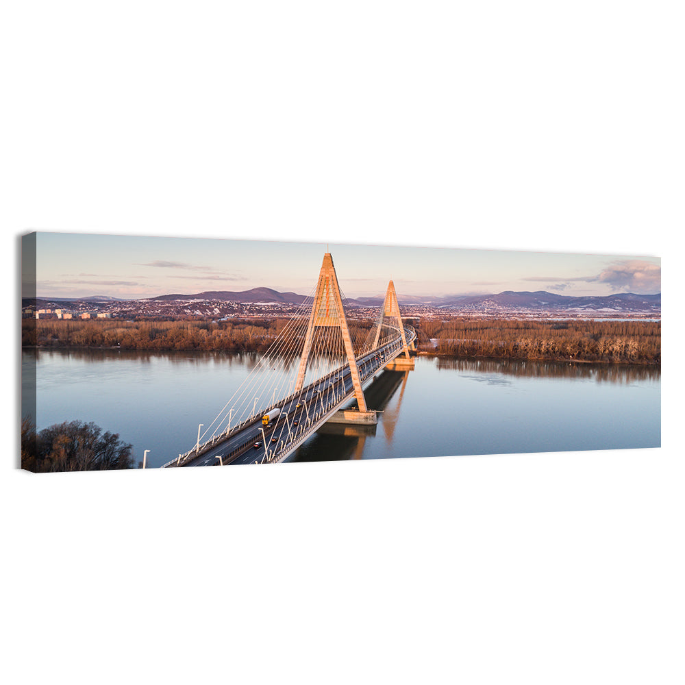 Megyeri Bridge Over the Danube Wall Art