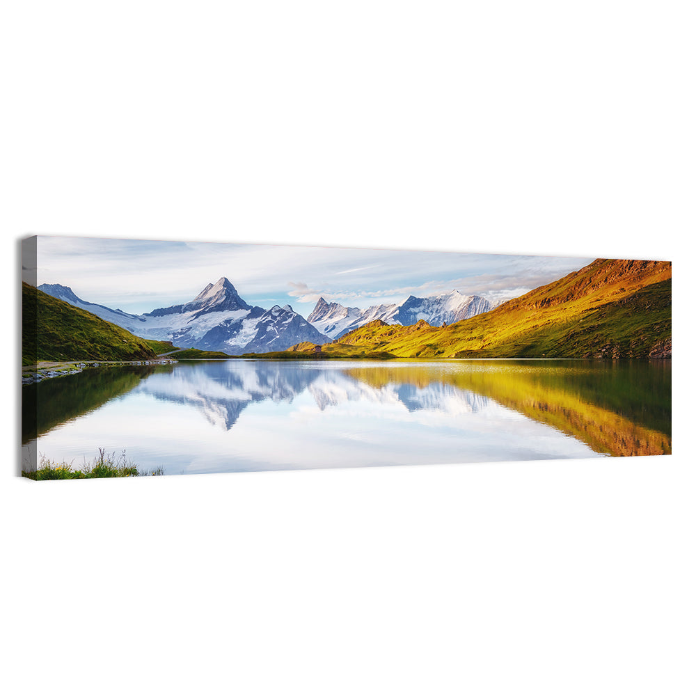 Schreckhorn and Wetterhorn at Bachalpsee Wall Art