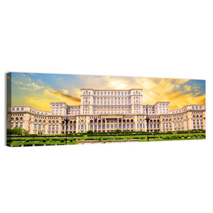 Palace Of Parliament In Bucharest Wall Art