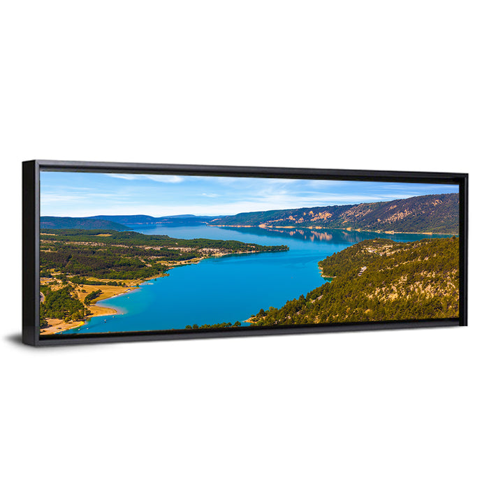 Lac De Sainte-croix, Verdon Gorge Wall Art as a framed canvas