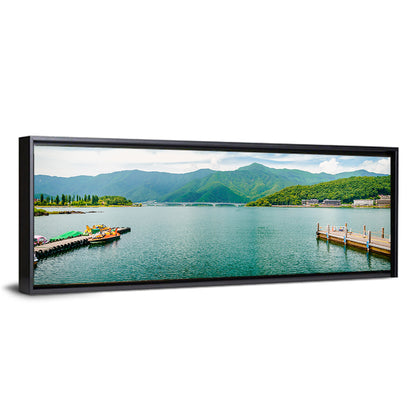 Kawaguchi Lake With Mountain Wall Art