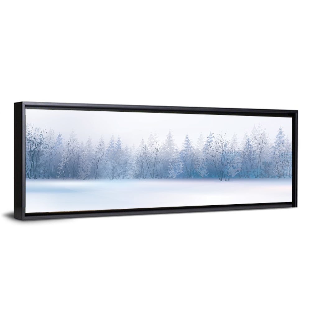 Frosted Winter Forest Wall Art
