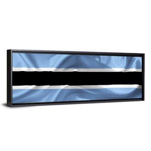 Waving Flag Of Botswana Wall Art