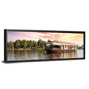 House Boat In Kerala India Wall Art