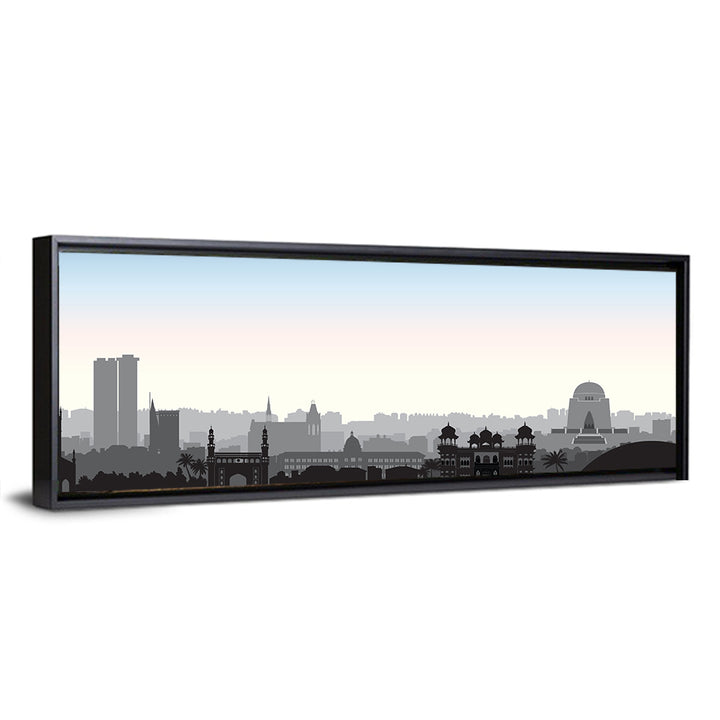 Karachi Skyline at Dawn Wall Art