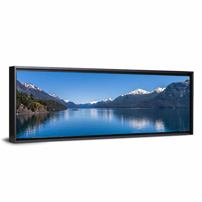 Lake Near Bariloche, Argentina Wall Art as a framed canvas