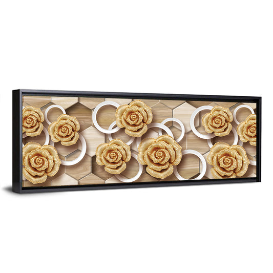 Rendering Decorative Flowers Wall Art