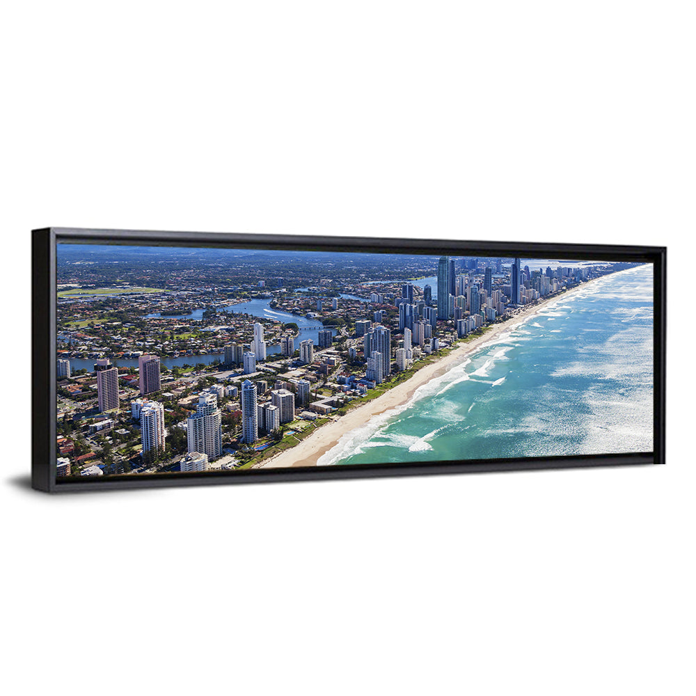 Gold Coast Surfers Paradise Skyline Wall Art