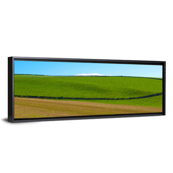 Cardross Hills, Scotland Wall Art as a framed canvas
