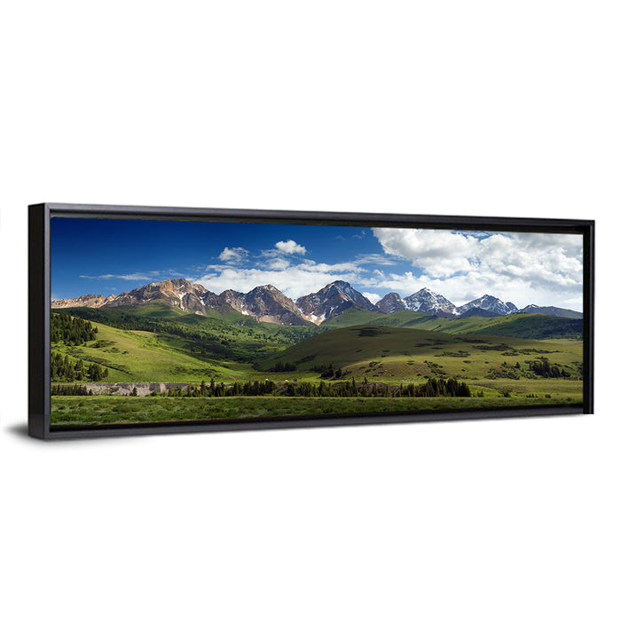 Bashi Valley, Kirghistan Wall Art as a framed canvas