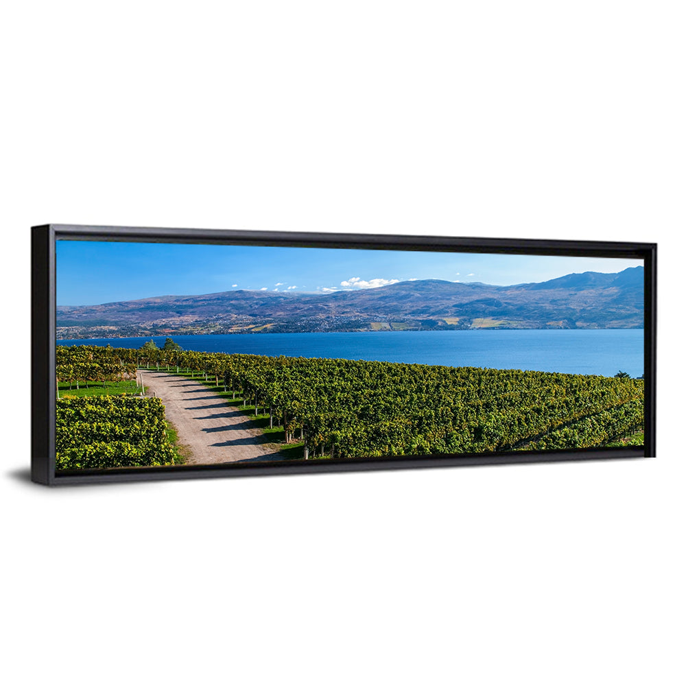 Lake Okanagan Vineyard Path Wall Art