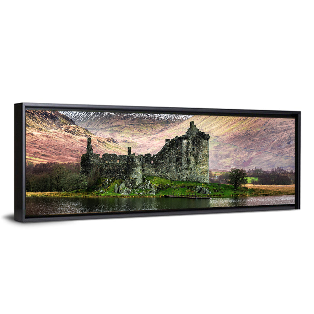Kilchurn Castle in Winter, Loch Awe Wall Art