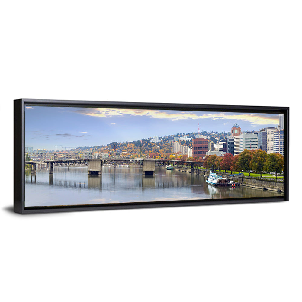 Portland Hawthorne Bridge Skyline Wall Art