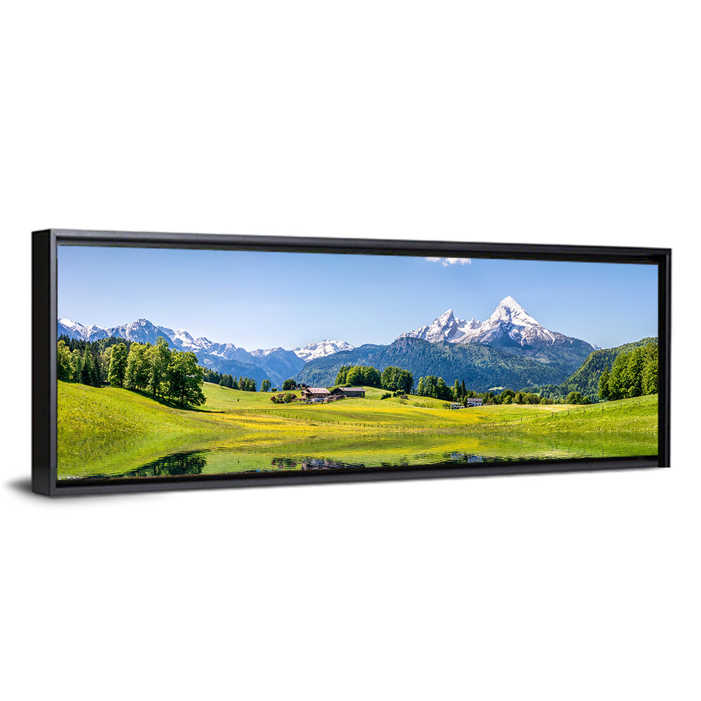 Watzmann Reflection at Ramsau Wall Art
