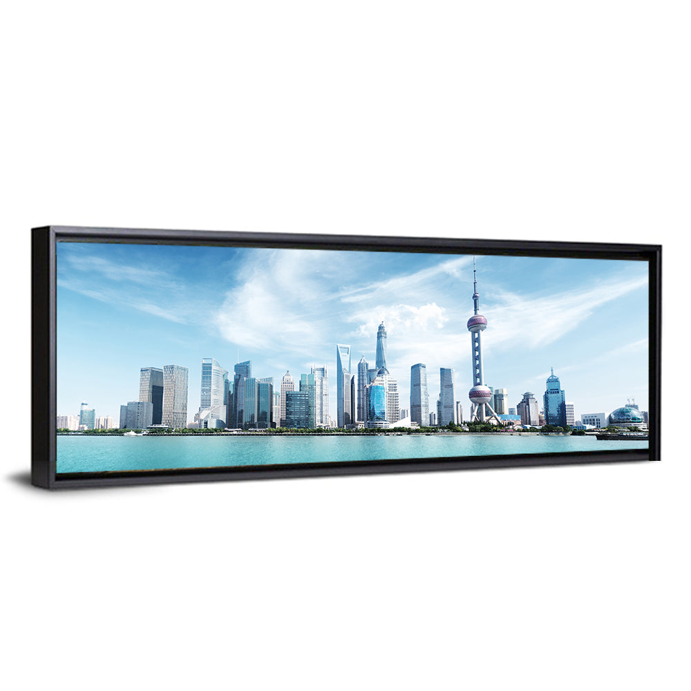 Shanghai Skyline with Oriental Pearl Tower Wall Art