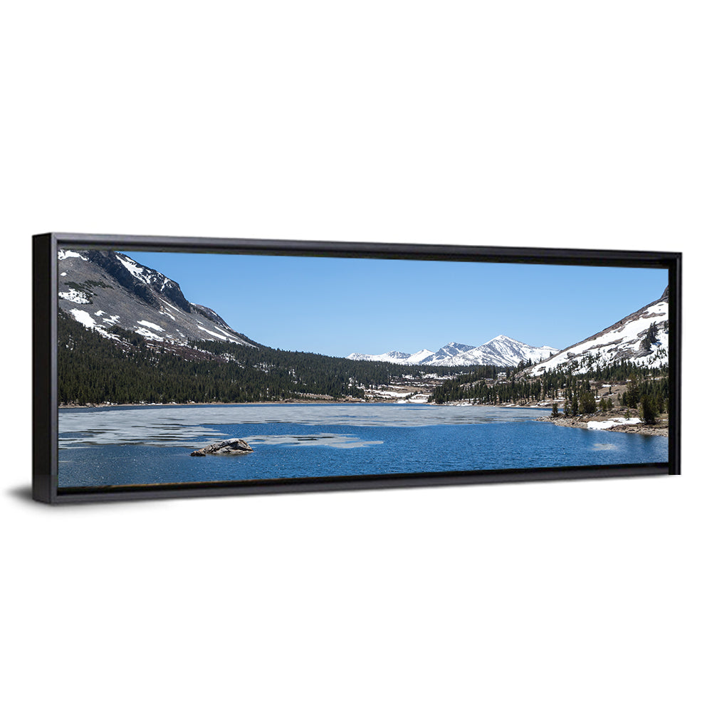 Yosemite Frozen Lake Scene Wall Art