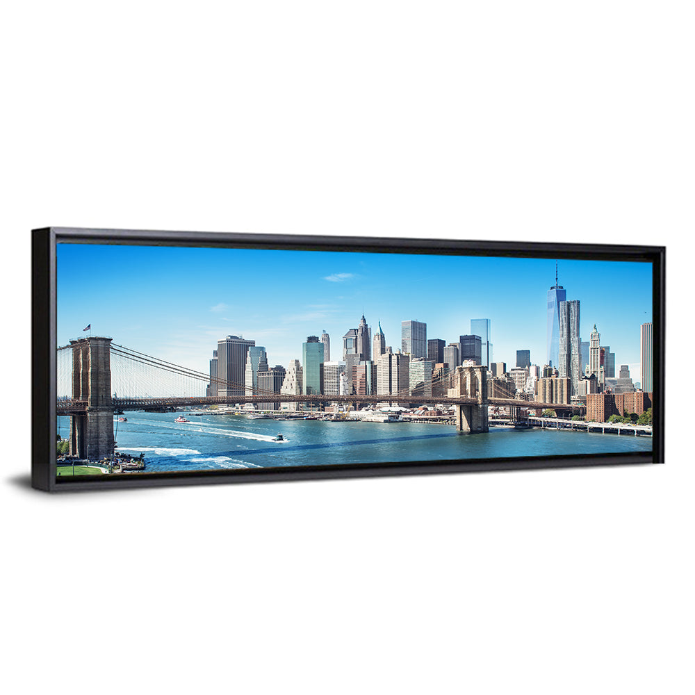 Brooklyn Bridge and Manhattan Skyline Wall Art