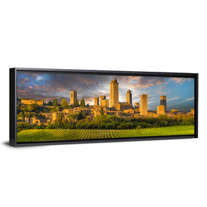 Vineyards Of San Gimignano Tuscany Wall Art