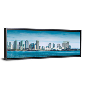 San Diego City Bay Skyline Wall Art